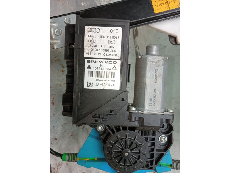 Recambio de elevalunas trasero izquierdo para seat exeo st (3r5)(2009>) sport referencia OEM IAM 8E0839461C 5WK49204CBF 