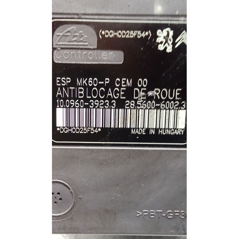 Recambio de abs para peugeot 207/207+ (wa_, wc_) 1.4 hdi referencia OEM IAM 10096039233 28560060023 10020604124 9665898980