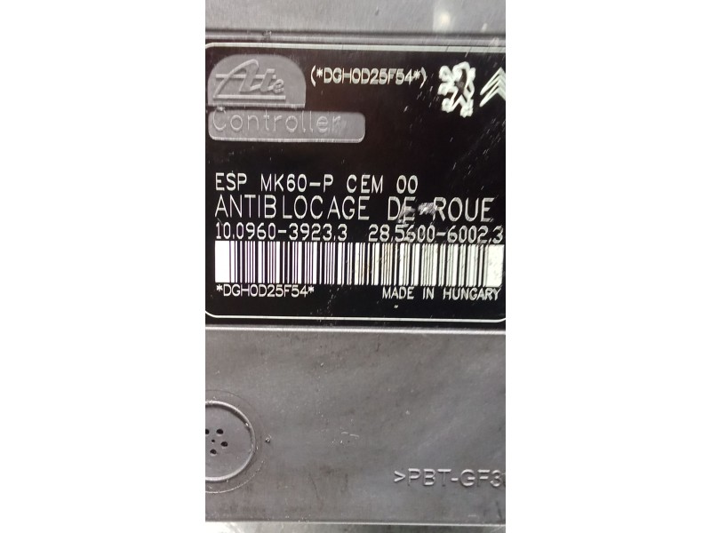 Recambio de abs para peugeot 207/207+ (wa_, wc_) 1.4 hdi referencia OEM IAM 10096039233 28560060023 10020604124 9665898980