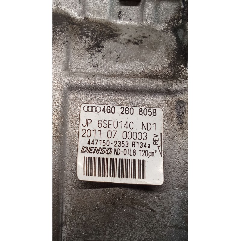 Recambio de compresor aire acondicionado para audi a7 sportback (4ga, 4gf) 3.0 tdi quattro referencia OEM IAM 4G0260805B 4471502