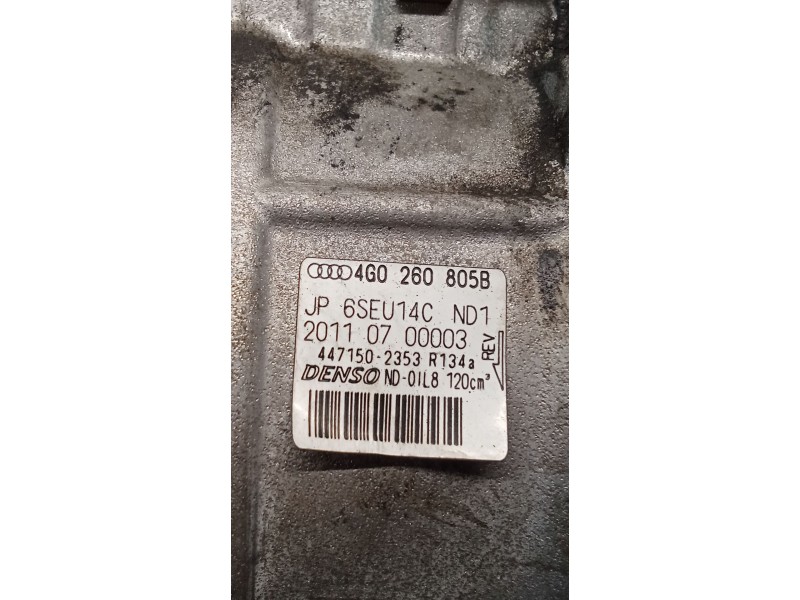 Recambio de compresor aire acondicionado para audi a7 sportback (4ga, 4gf) 3.0 tdi quattro referencia OEM IAM 4G0260805B 4471502