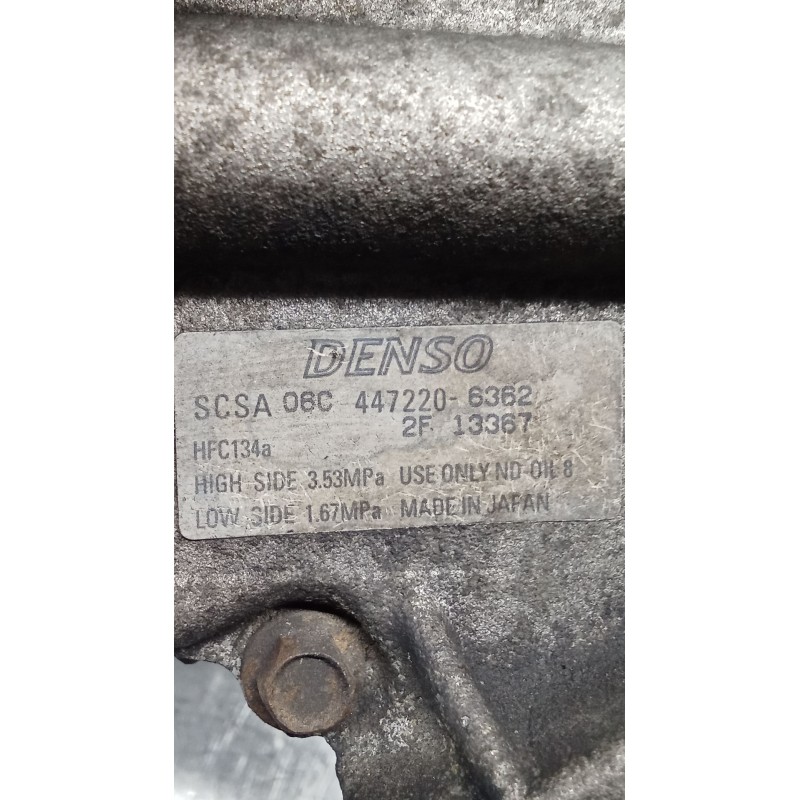Recambio de compresor aire acondicionado para toyota corolla (_e12_) 1.6 vvt-i (zze121_) referencia OEM IAM 4472206362  04