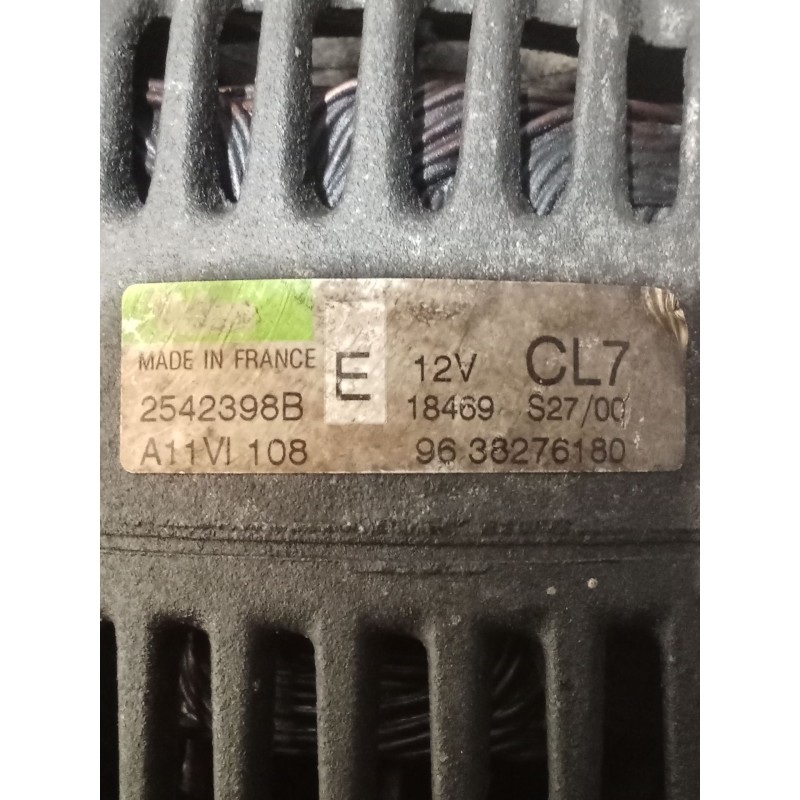 Recambio de alternador para peugeot 106 ii (1a_, 1c_) 1.1 i referencia OEM IAM 9638276180 2542398B 96