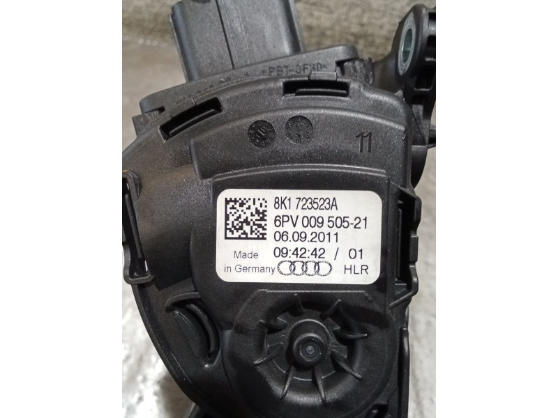 Recambio de potenciometro pedal para audi a7 sportback (4ga, 4gf) 3.0 tdi quattro referencia OEM IAM 6PV00950521 8K1723523A 10