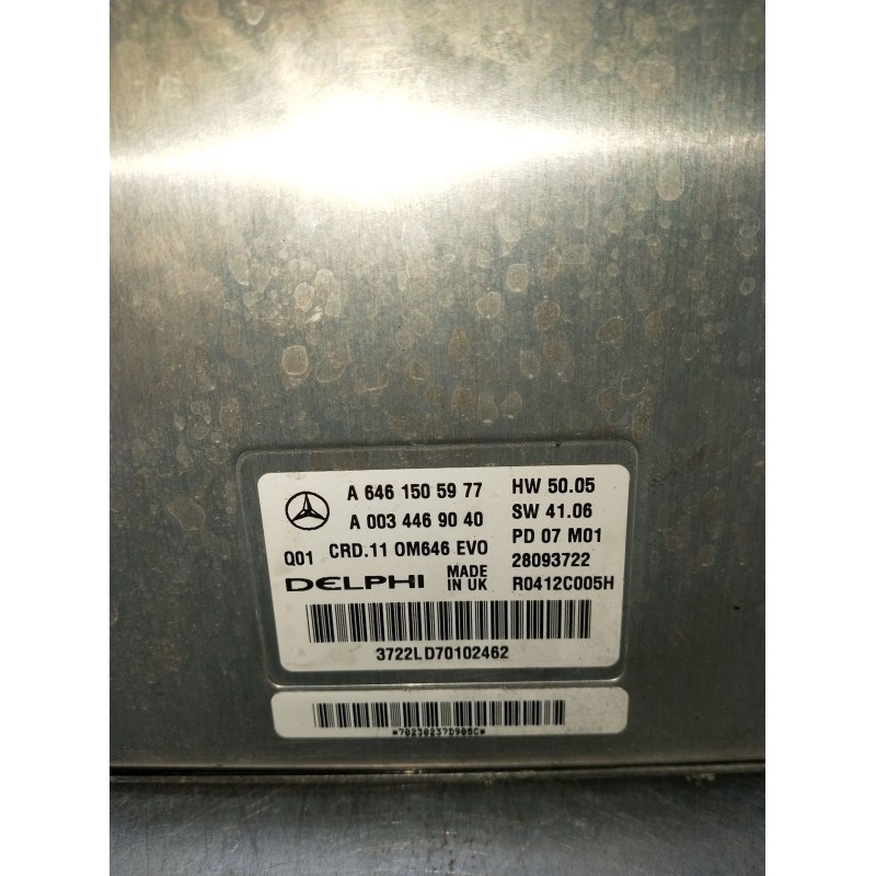 Recambio de centralita motor uce para mercedes-benz clase e (w211) e 220 cdi (211.008) referencia OEM IAM A6461505977 A003446904