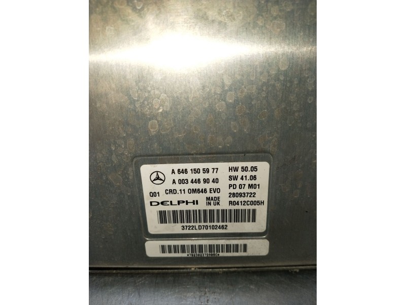 Recambio de centralita motor uce para mercedes-benz clase e (w211) e 220 cdi (211.008) referencia OEM IAM A6461505977 A003446904