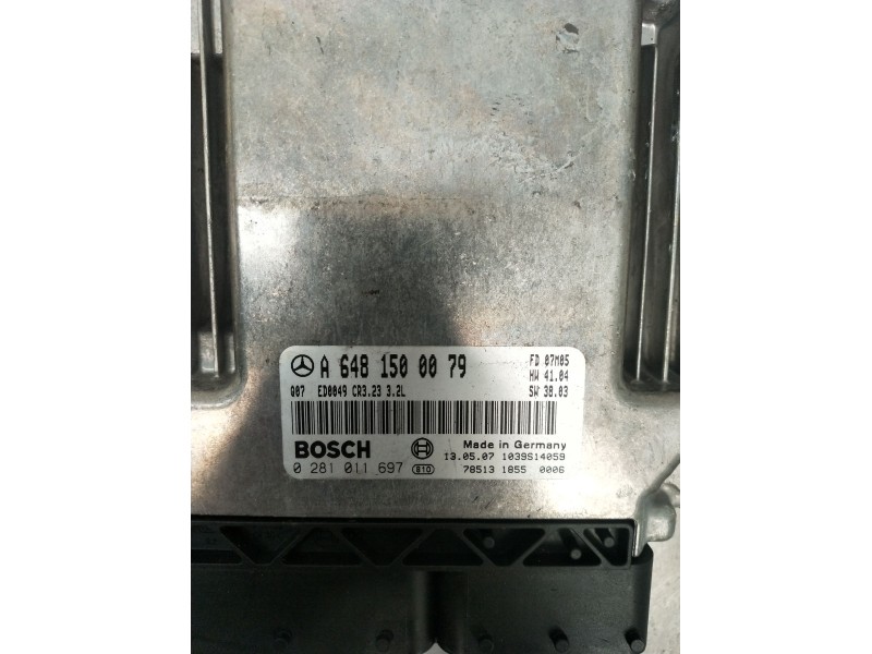 Recambio de centralita motor uce para mercedes-benz clase s (w220, v220) s 320 cdi (220.025, 220.125) referencia OEM IAM 0281011