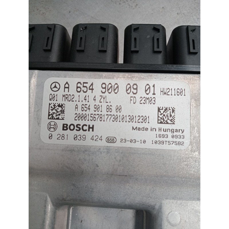 Recambio de centralita motor uce para mercedes-benz clase c (w206) c 200 d (206.003) referencia OEM IAM A6549000901 A6549018600 