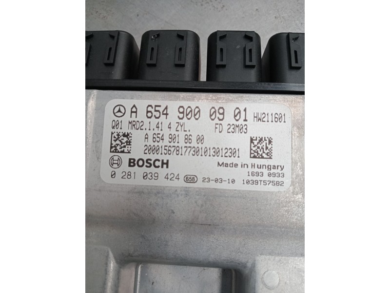 Recambio de centralita motor uce para mercedes-benz clase c (w206) c 200 d (206.003) referencia OEM IAM A6549000901 A6549018600 
