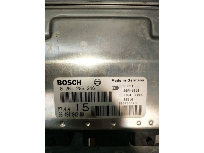 Recambio de centralita motor uce para peugeot 106 ii (1a_, 1c_) 1.1 i referencia OEM IAM 0261206246 9648484380 9637838780 1996