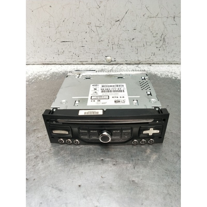 Recambio de sistema audio / radio cd para peugeot 5008 (0u_, 0e_) 1.6 bluehdi 120 referencia OEM IAM 98083777XT  2012