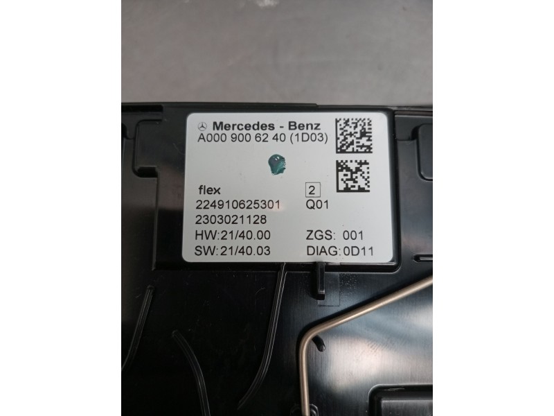 Recambio de luz interior para mercedes-benz clase c (w206) c 200 d (206.003) referencia OEM IAM A0009006240 224910625301 2303021