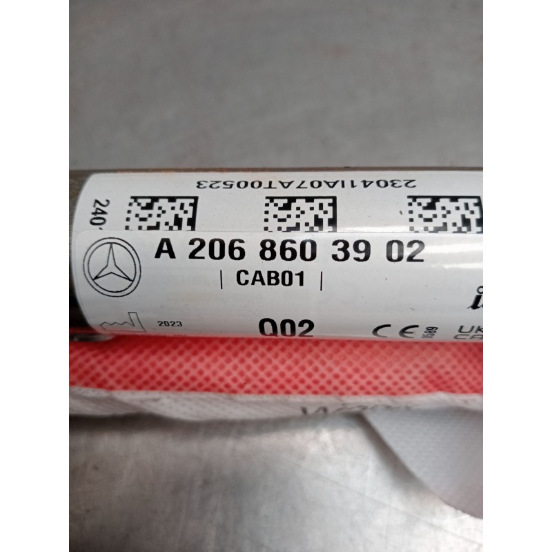 Recambio de airbag cortina delantero derecho para mercedes-benz clase c (w206) c 200 d (206.003) referencia OEM IAM A2068603902 