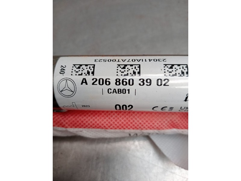 Recambio de airbag cortina delantero derecho para mercedes-benz clase c (w206) c 200 d (206.003) referencia OEM IAM A2068603902 