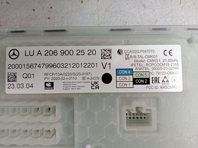 Recambio de modulo electronico para mercedes-benz clase c (w206) c 200 d (206.003) referencia OEM IAM A2069002520 A2C18414401 20