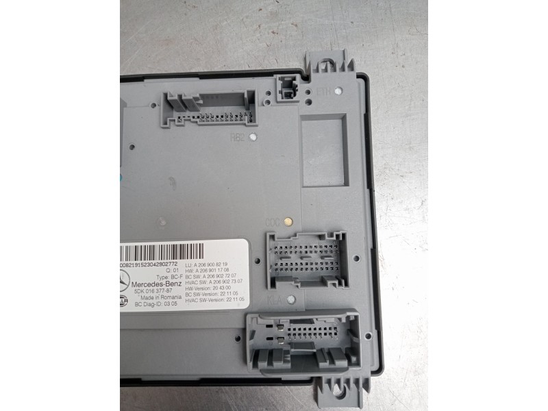 Recambio de modulo electronico para mercedes-benz clase c (w206) c 200 d (206.003) referencia OEM IAM A2069008219 5DK01637787 A2