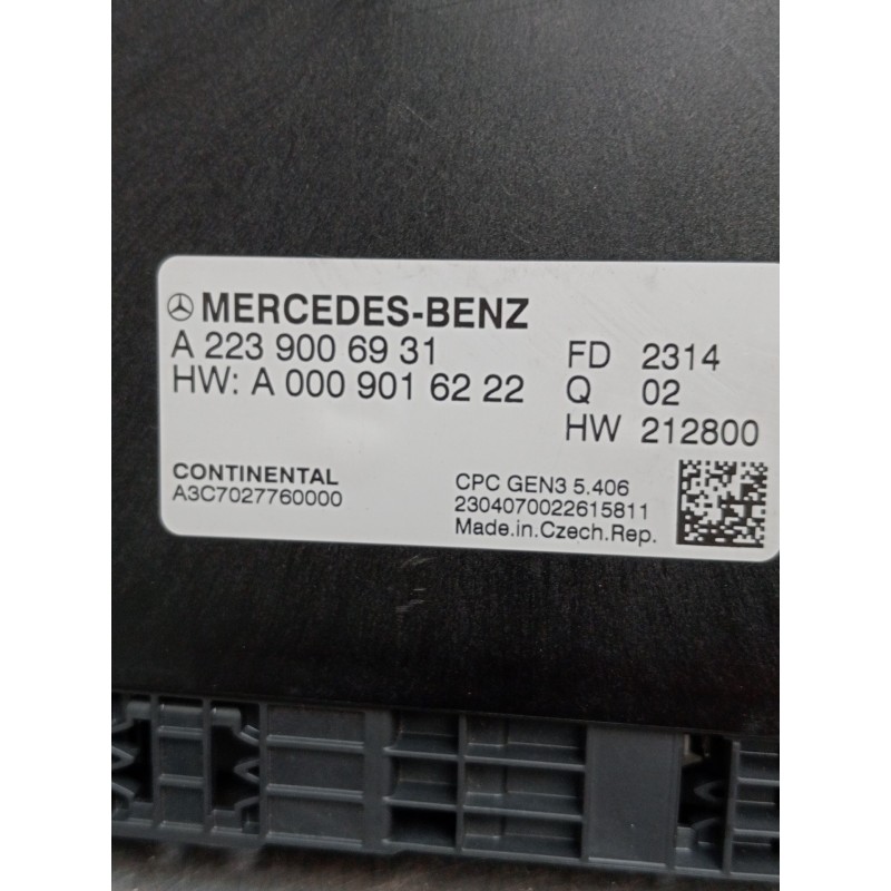 Recambio de modulo electronico para mercedes-benz clase c (w206) c 200 d (206.003) referencia OEM IAM A2239006931 A0009016222 A3