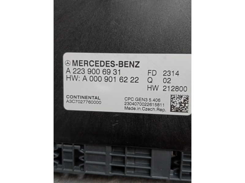 Recambio de modulo electronico para mercedes-benz clase c (w206) c 200 d (206.003) referencia OEM IAM A2239006931 A0009016222 A3