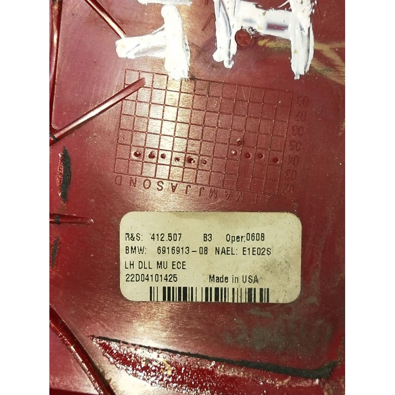 Recambio de piloto trasero izquierdo interior para bmw x5 (e53) 3.0 d referencia OEM IAM 22D04101425 691691308 2003