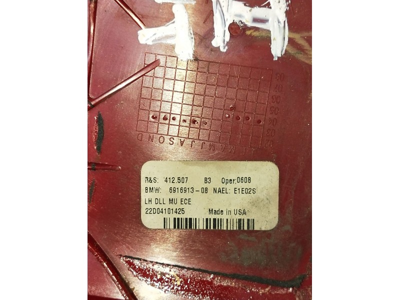Recambio de piloto trasero izquierdo interior para bmw x5 (e53) 3.0 d referencia OEM IAM 22D04101425 691691308 2003