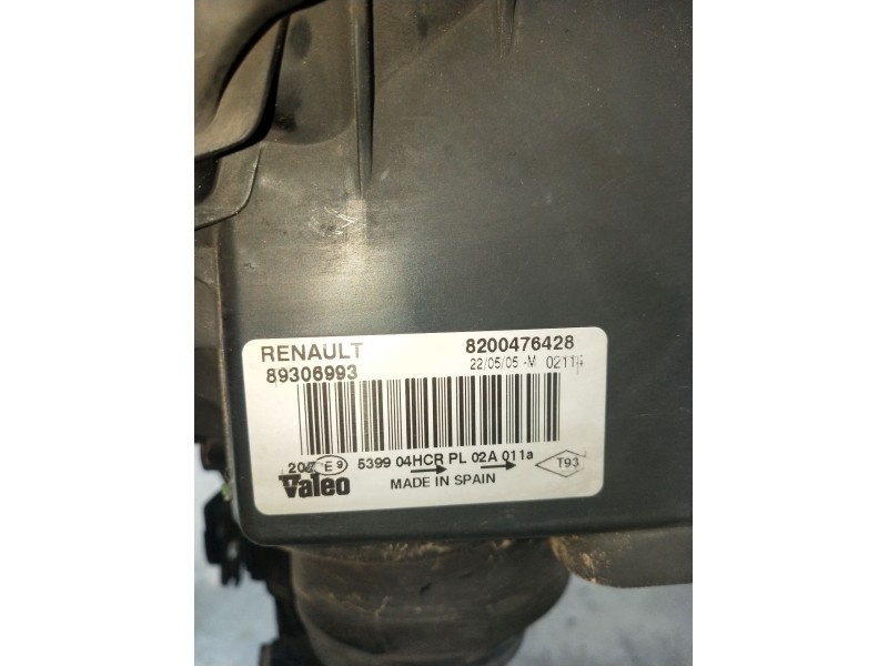 Recambio de faro izquierdo para renault megane ii (bm0/1_, cm0/1_) 1.5 dci (bm02, bm13, bm2a, cm02, cm13) referencia OEM IAM 820