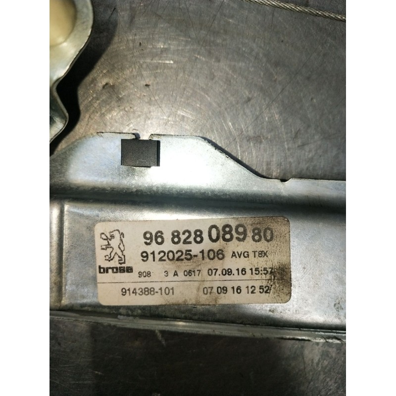Recambio de elevalunas delantero izquierdo para peugeot 5008 (0u_, 0e_) 1.6 bluehdi 120 referencia OEM IAM 9682808980 5P 2012