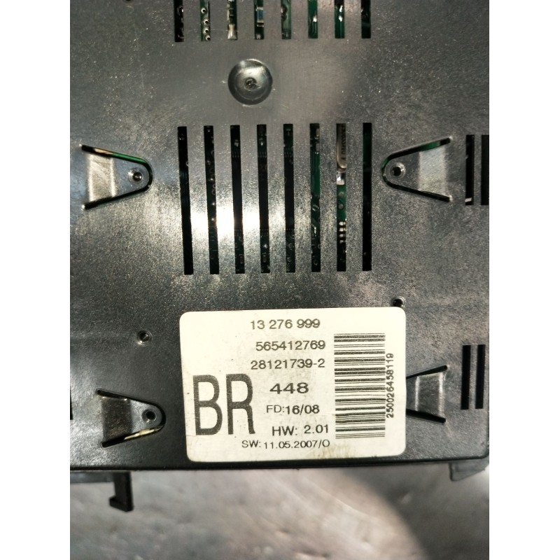 Recambio de pantalla multifuncion para opel zafira / zafira family b (a05) 1.9 cdti (m75) referencia OEM IAM 13276999 565412769 