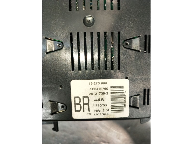Recambio de pantalla multifuncion para opel zafira / zafira family b (a05) 1.9 cdti (m75) referencia OEM IAM 13276999 565412769 