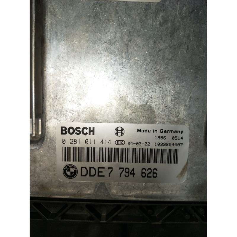 Recambio de centralita motor uce para bmw x5 (e53) 3.0 d referencia OEM IAM 0281011414 DDE7794626 1039S04407 2003