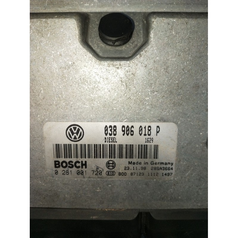Recambio de centralita motor uce para volkswagen passat b3/b4 (3a2, 35i) 1.9 tdi referencia OEM IAM 0281001720 038906018 28SA366