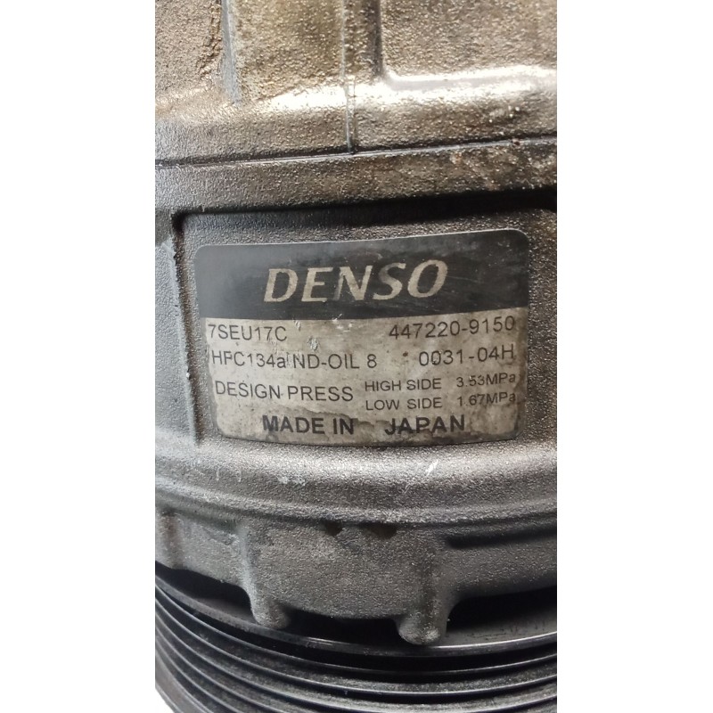 Recambio de compresor aire acondicionado para mercedes-benz clase c (w203) c 270 cdi (203.016) referencia OEM IAM 4472209150  00