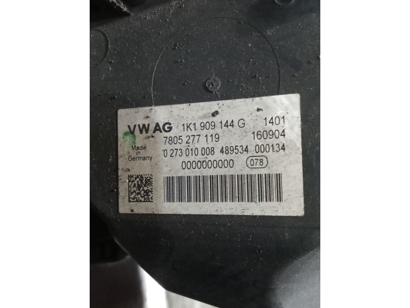 Recambio de cremallera direccion para volkswagen golf v (1k1) 1.9 tdi referencia OEM IAM 1K1423051BJ 1K1909144G 0273010008