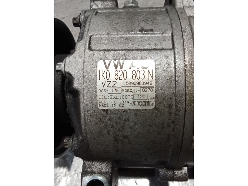 Recambio de compresor aire acondicionado para skoda octavia ii (1z3) 1.9 tdi referencia OEM IAM 5890983949 1K0820803N 
