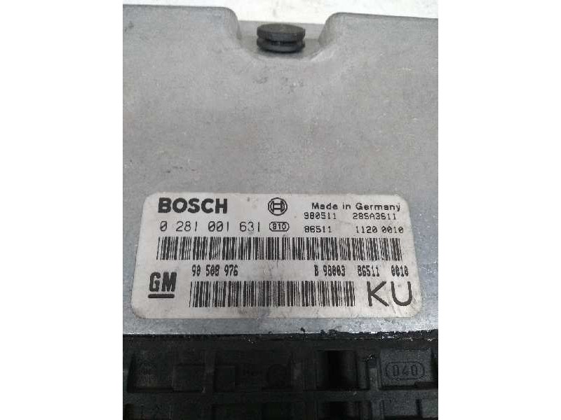 Recambio de centralita motor uce para opel vectra b berlina referencia OEM IAM 0281001631 90508976 KU