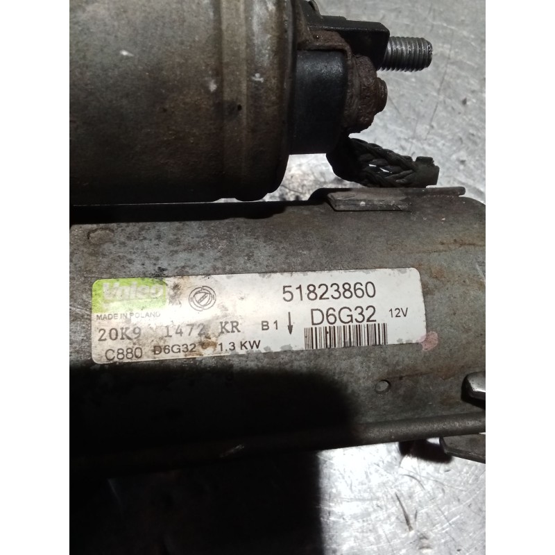 Recambio de motor arranque para fiat fiorino monospace (225_) 1.3 jtd multijet (225bxb1a, 225bxb11) referencia OEM IAM 51823860 