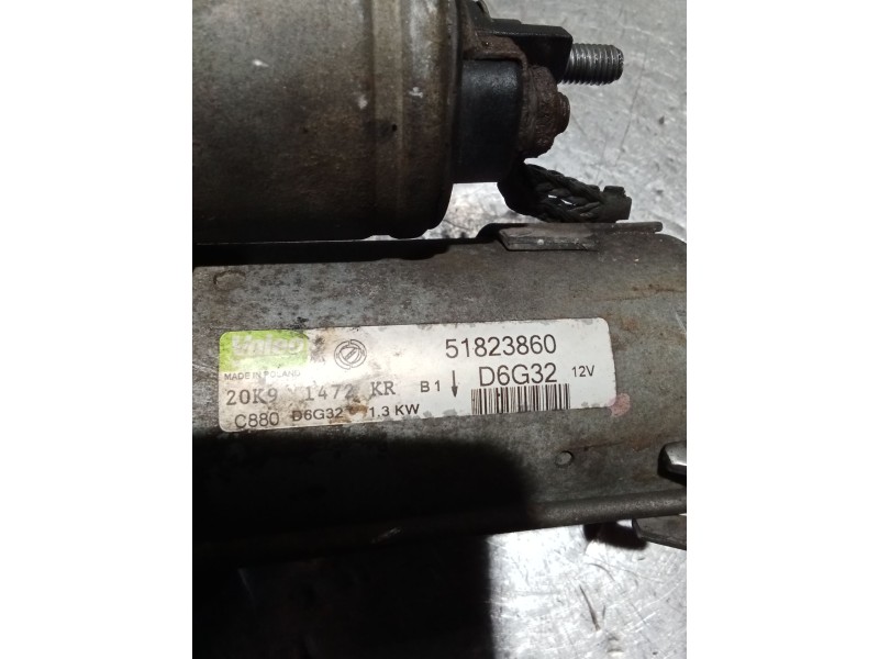 Recambio de motor arranque para fiat fiorino monospace (225_) 1.3 jtd multijet (225bxb1a, 225bxb11) referencia OEM IAM 51823860 