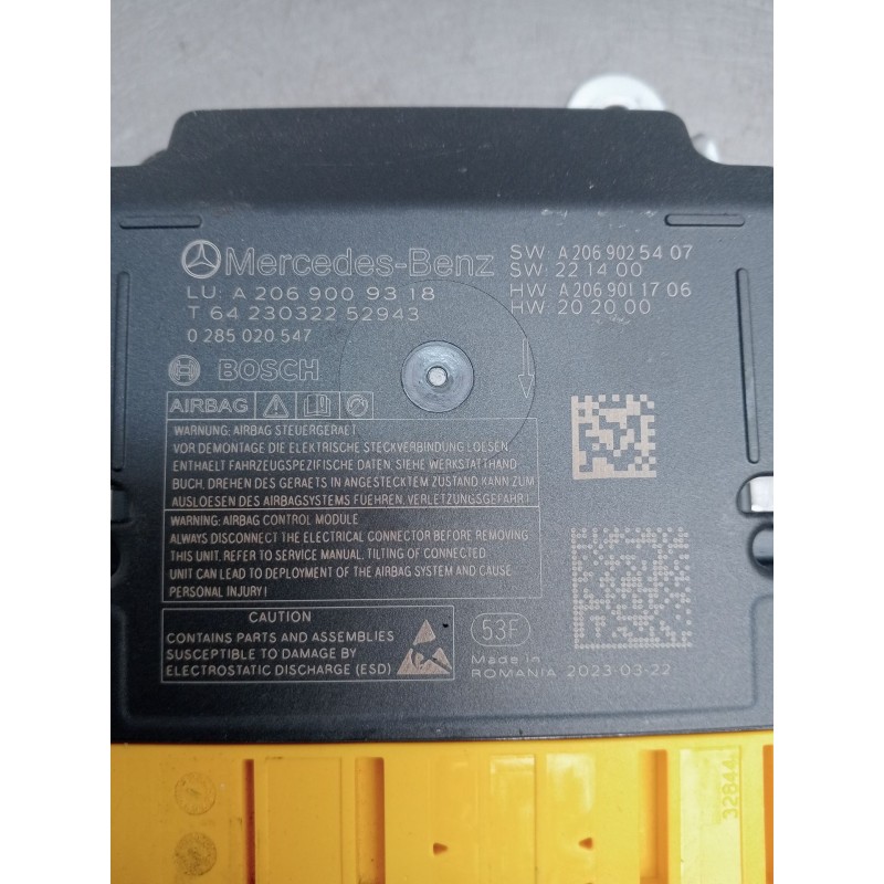 Recambio de kit airbag para mercedes-benz clase c (w206) c 200 d (206.003) referencia OEM IAM   