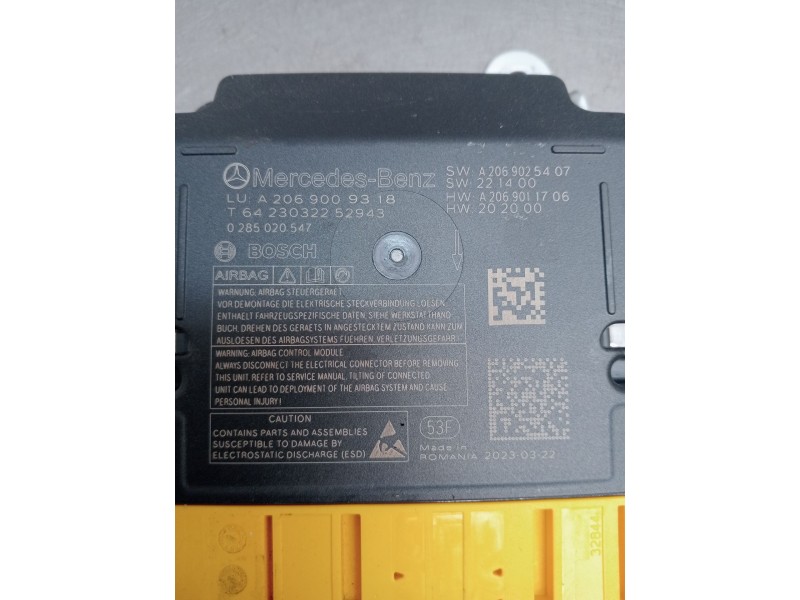 Recambio de kit airbag para mercedes-benz clase c (w206) c 200 d (206.003) referencia OEM IAM   