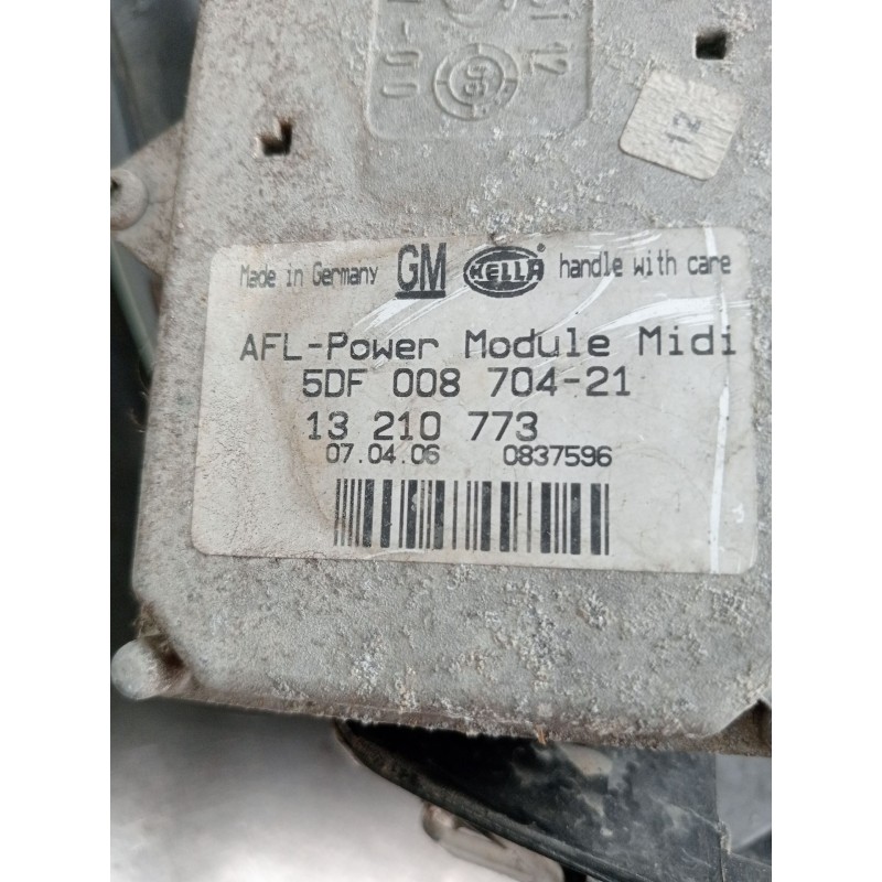 Recambio de faro derecho para opel astra h gtc (a04) 1.9 cdti (l08) referencia OEM IAM 5DV00829000 5DF00870421 13210773 XENON
