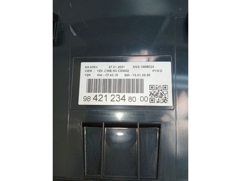 Recambio de cuadro instrumentos para opel crossland x / crossland (p17, p2qo) 1.2 (75) referencia OEM IAM 9842123480 SN30898024 