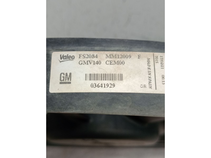 Recambio de electroventilador para opel crossland x / crossland (p17, p2qo) 1.2 (75) referencia OEM IAM 03641929 FS2084 MM12009 