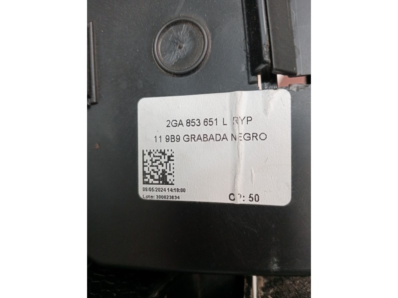 Recambio de rejilla delantera para volkswagen t-roc (a11, d11) 2.0 tdi scr referencia OEM IAM 2GA853651L 300023634 2024