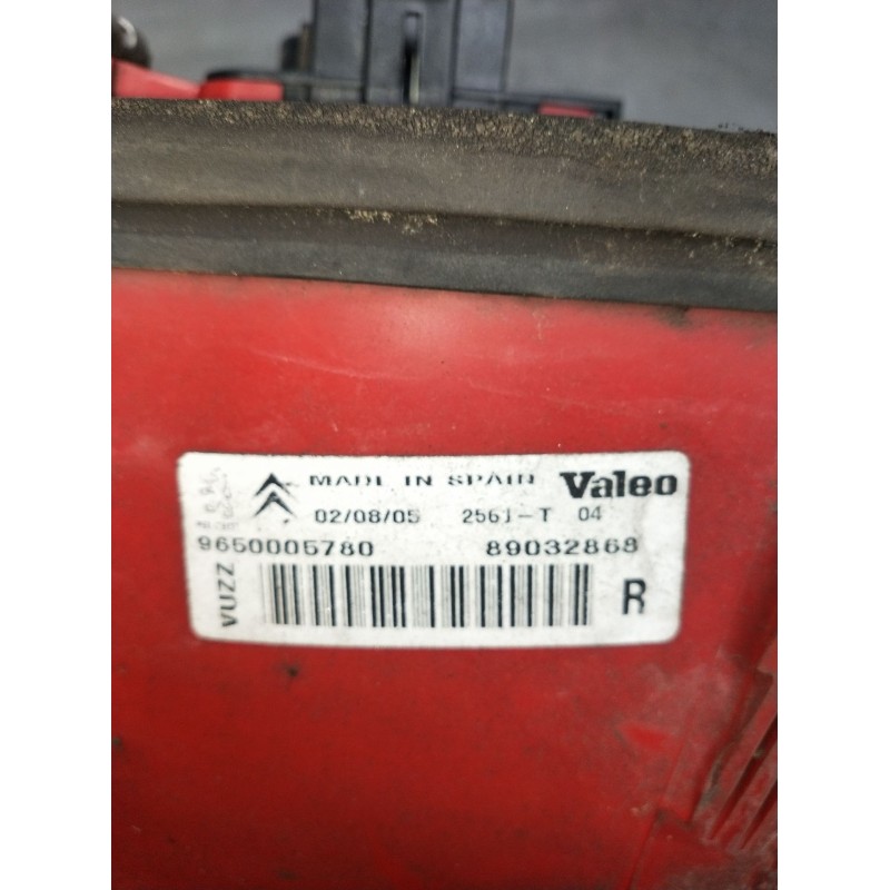 Recambio de piloto trasero derecho para citroën xsara picasso (n68) 2.0 hdi referencia OEM IAM 9650005780 89032868 