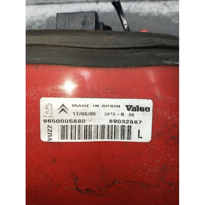 Recambio de piloto trasero izquierdo para citroën xsara picasso (n68) 2.0 hdi referencia OEM IAM 9650005880 89032867 