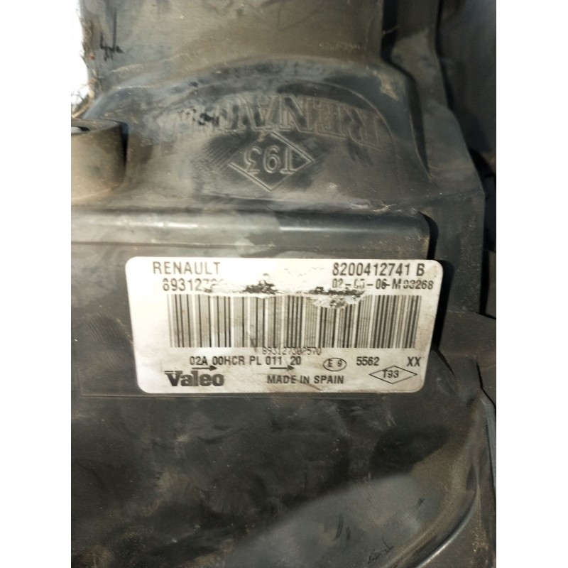 Recambio de faro izquierdo para renault megane ii (bm0/1_, cm0/1_) 1.5 dci (bm1e, cm1e) referencia OEM IAM 8200412741B  LUPA