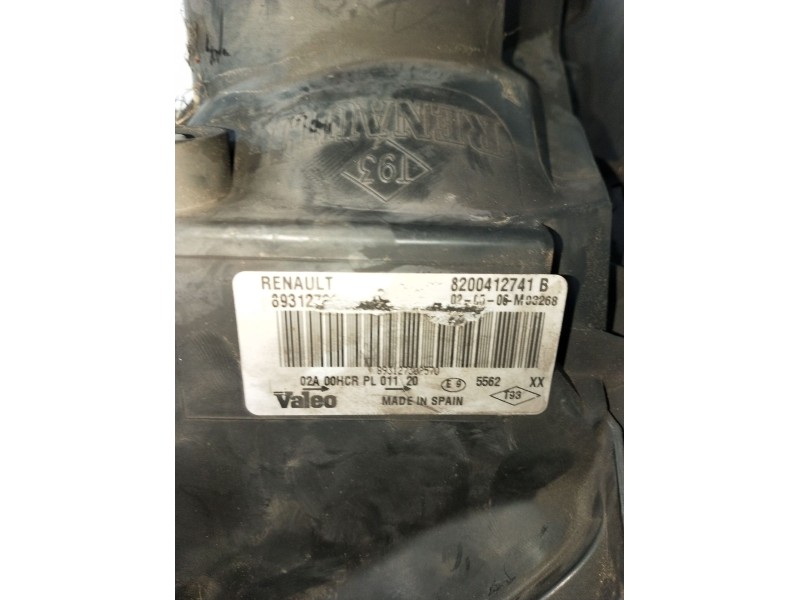 Recambio de faro izquierdo para renault megane ii (bm0/1_, cm0/1_) 1.5 dci (bm1e, cm1e) referencia OEM IAM 8200412741B  LUPA