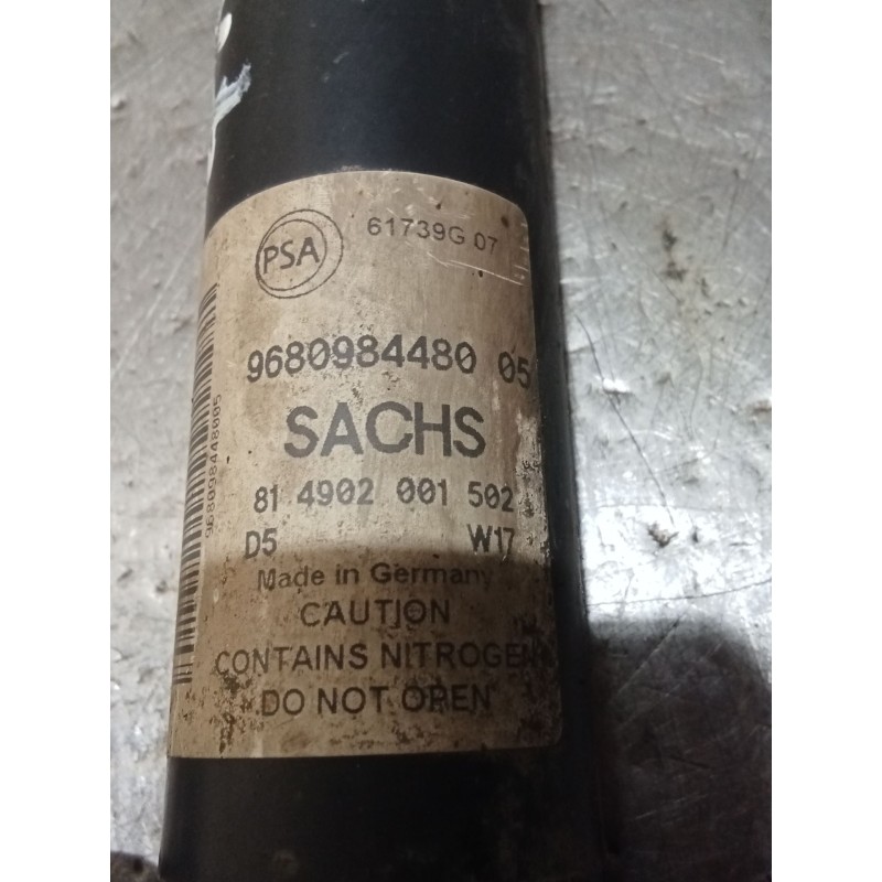 Recambio de amortiguador trasero derecho para peugeot partner furgoneta/monovolumen 1.6 hdi / bluehdi 75 referencia OEM IAM   12
