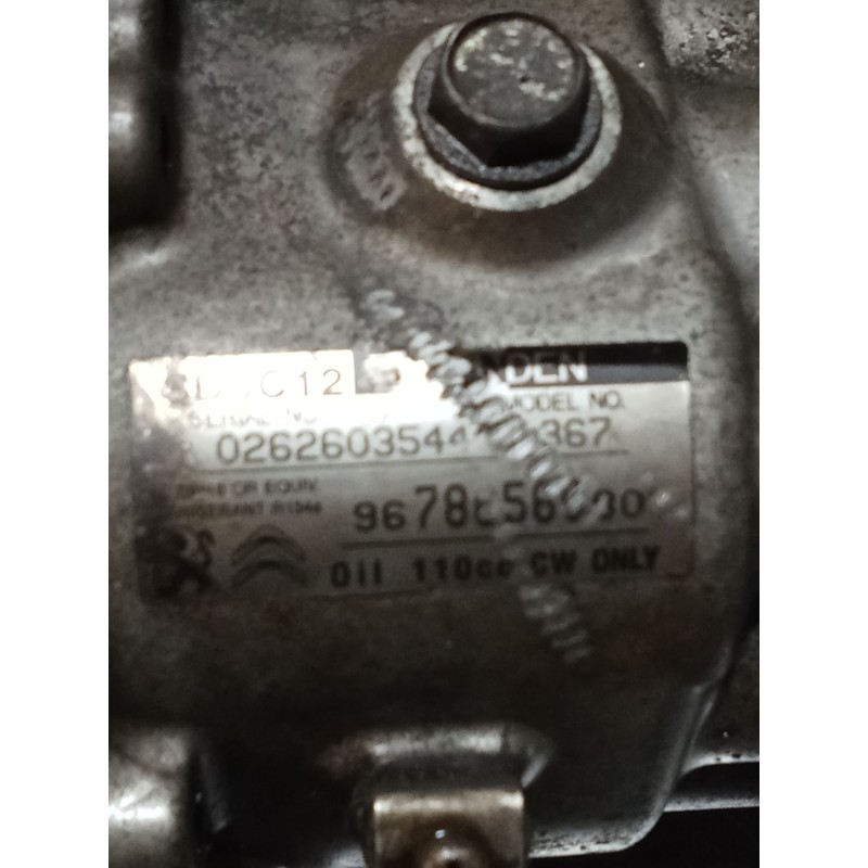 Recambio de compresor aire acondicionado para peugeot partner furgoneta/monovolumen 1.6 hdi / bluehdi 75 referencia OEM IAM   12