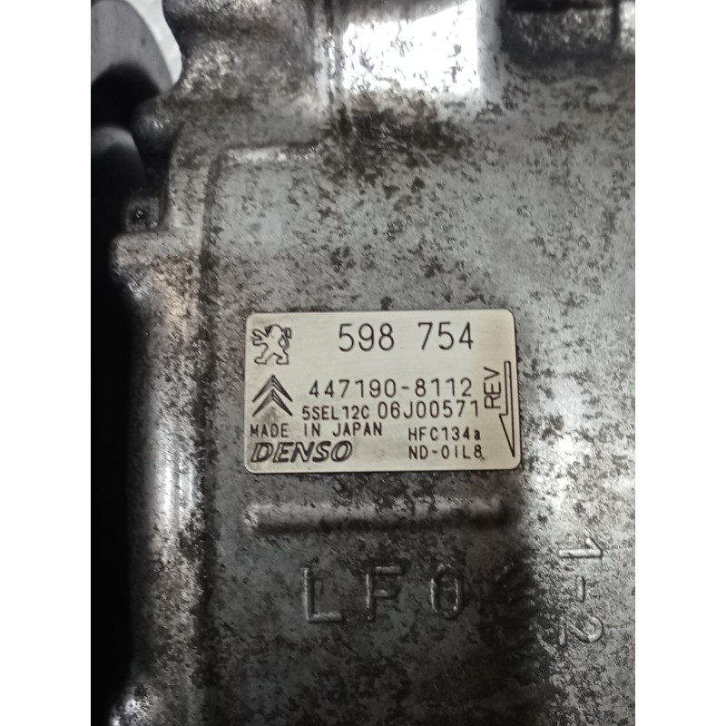 Recambio de compresor aire acondicionado para peugeot 308 i (4a_, 4c_) 1.6 16v referencia OEM IAM 4471908112 598754 07