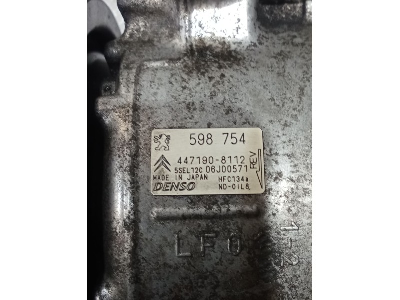 Recambio de compresor aire acondicionado para peugeot 308 i (4a_, 4c_) 1.6 16v referencia OEM IAM 4471908112 598754 07